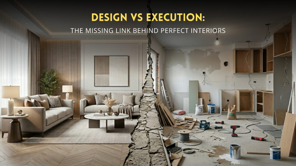 Design vs Execution The Missing Link Behind Perfect Interiors