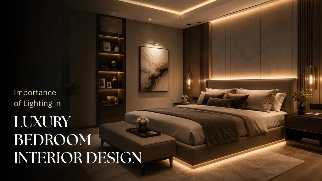 Important Is Lighting in Luxury Bedroom Interior Design